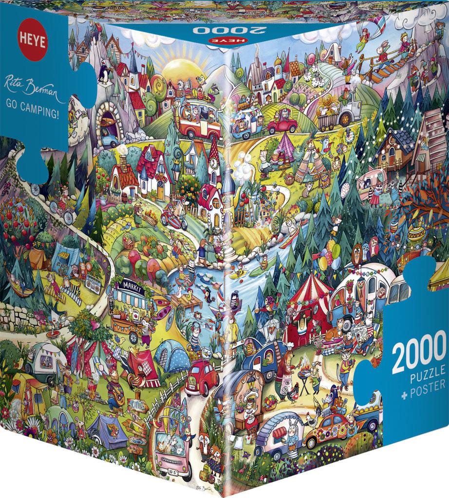Vorderes Coverbild Go Camping! Puzzle 2000 Teile