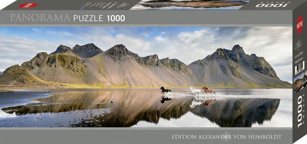Vorderes Coverbild Iceland Horses Puzzle 1000 Teile