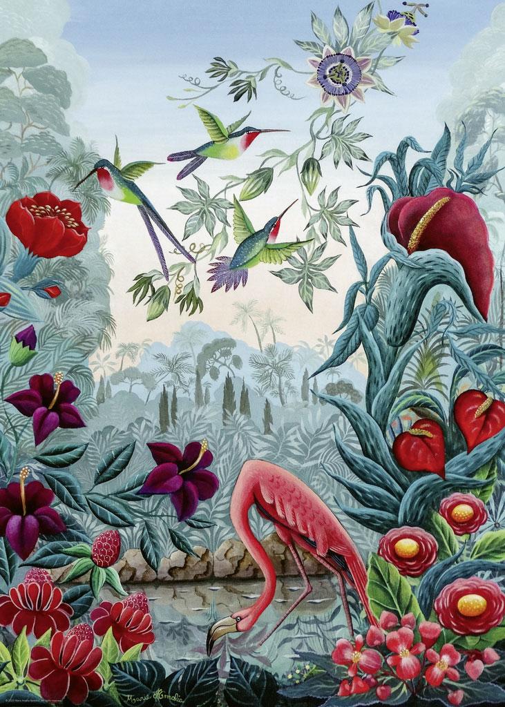 Beispielinhalt (Bild) Bird Paradise Puzzle 1000 Teile