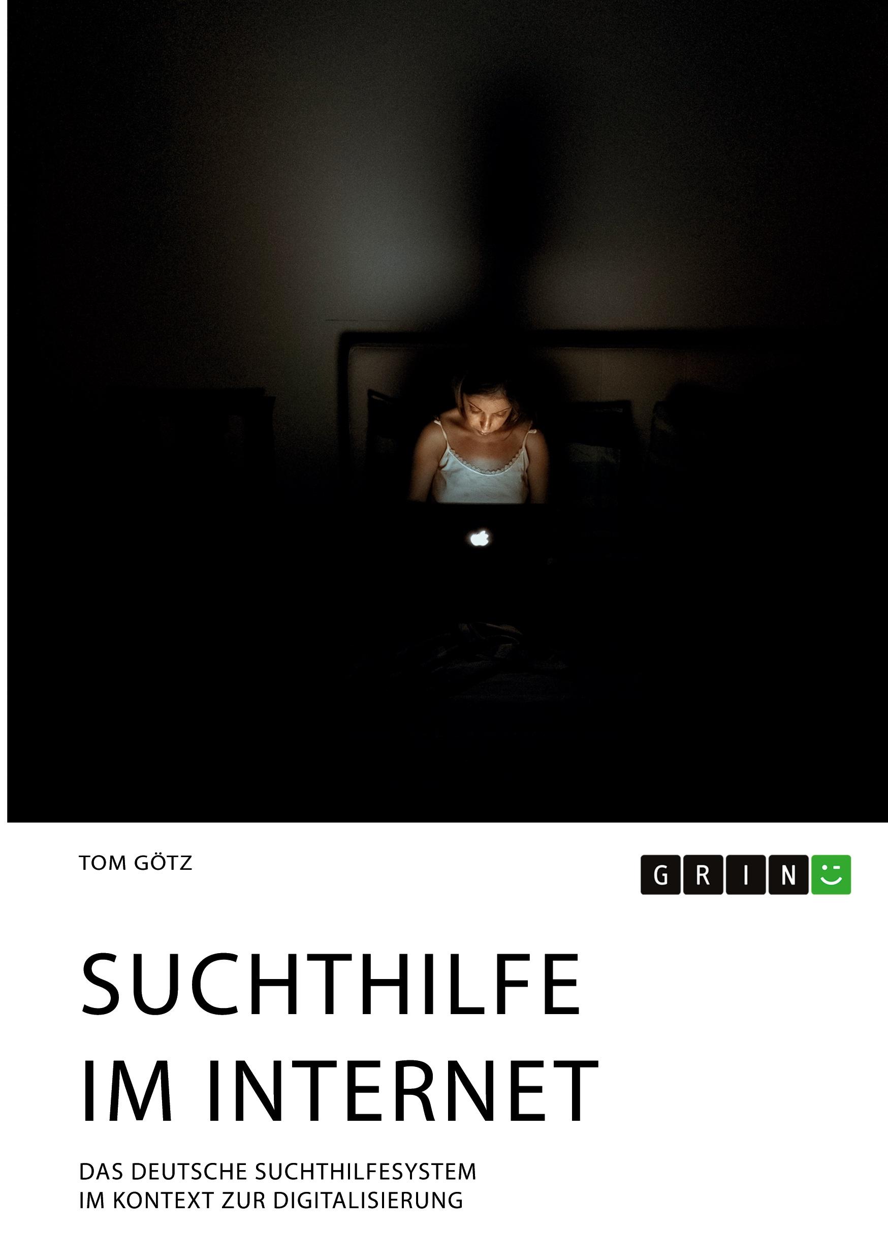 Vorderes Coverbild Suchthilfe im Internet. Das deutsche Suchthilfesystem im Kontext zur Digitalisierung