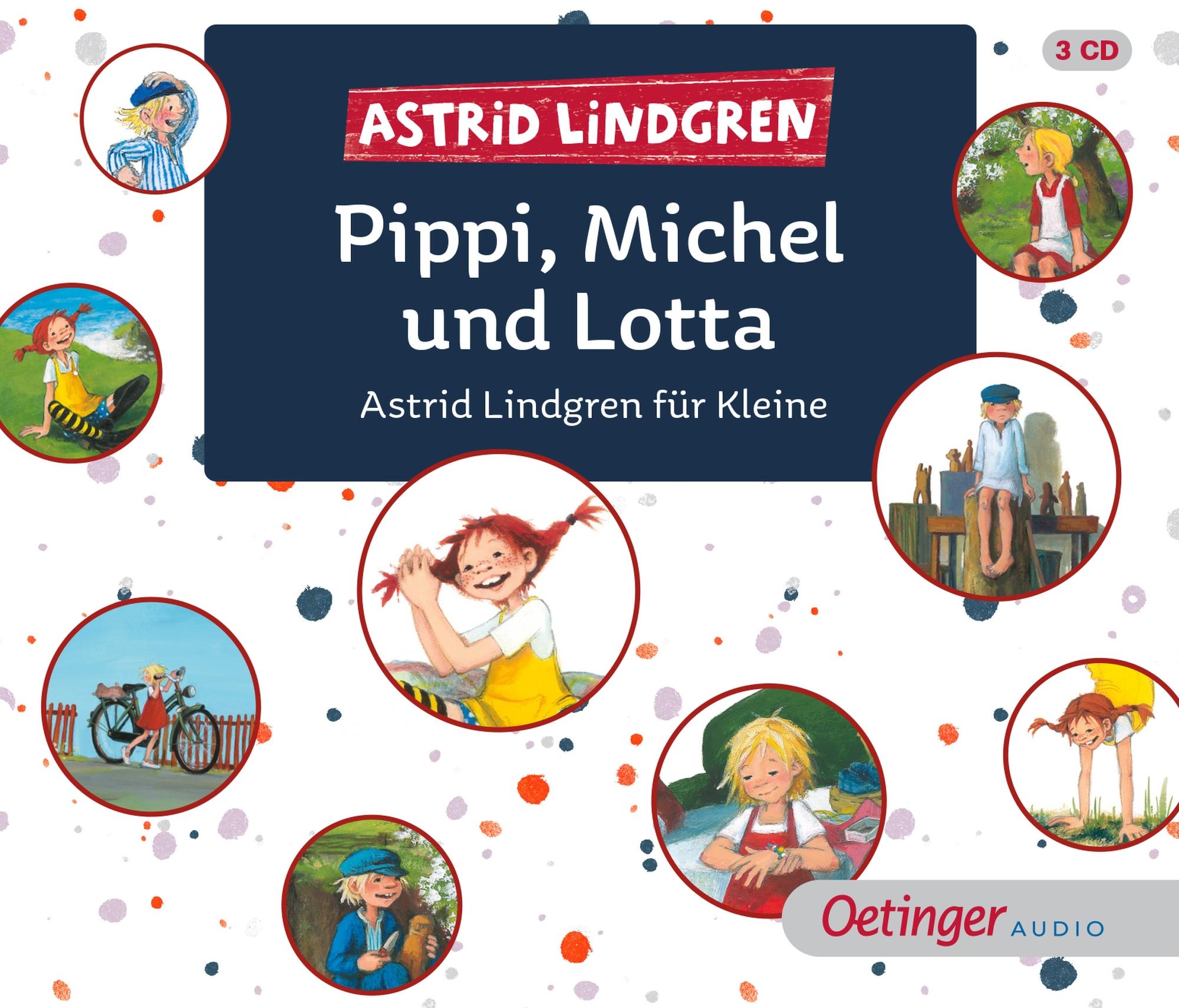 Vorderes Coverbild Pippi, Michel und Lotta