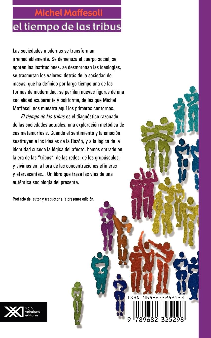 Rückseitencover El tiempo de las tribus