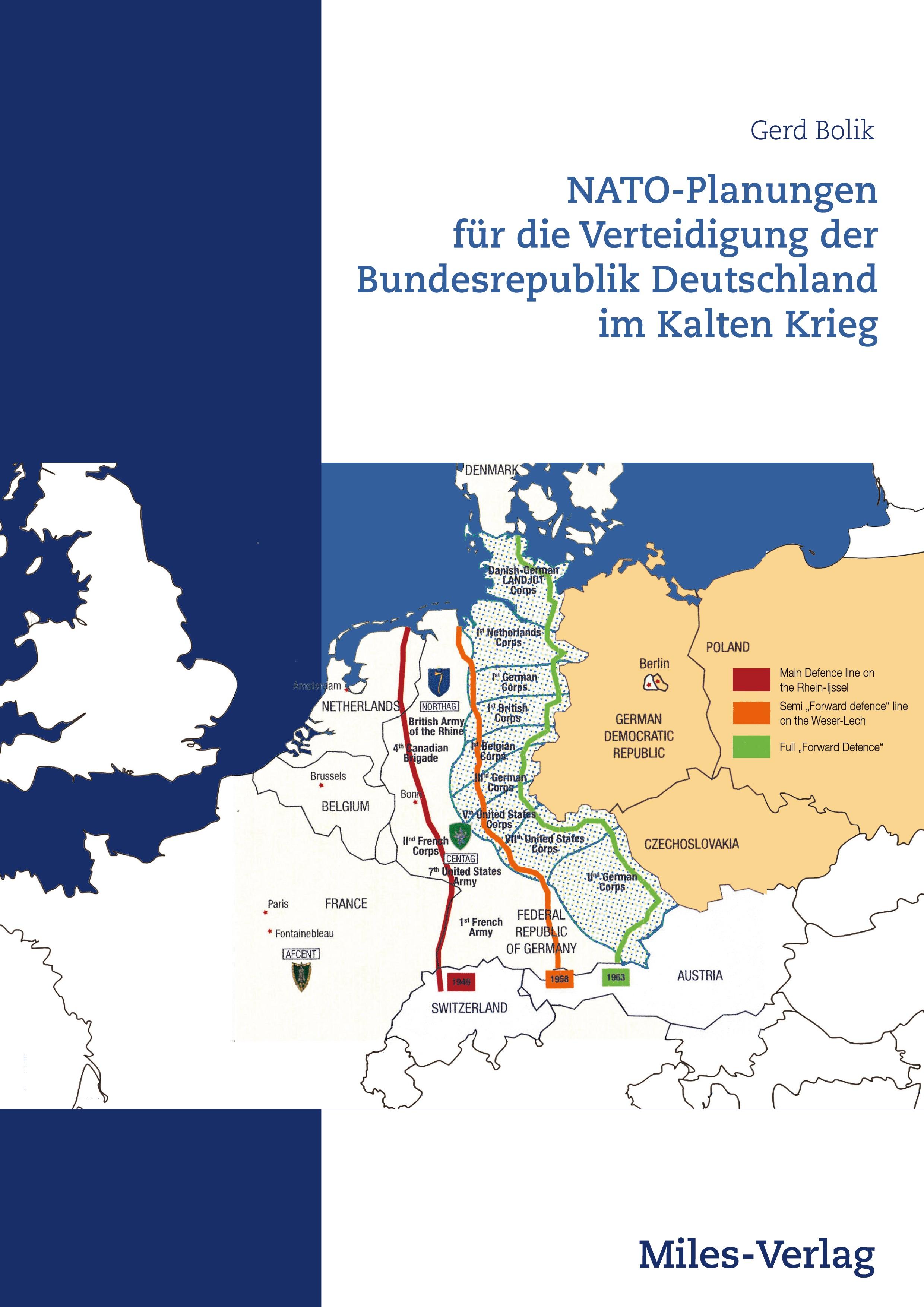 Vorderes Coverbild NATO-Planungen für die Verteidigung der Bundesrepublik Deutschland im Kalten Krieg