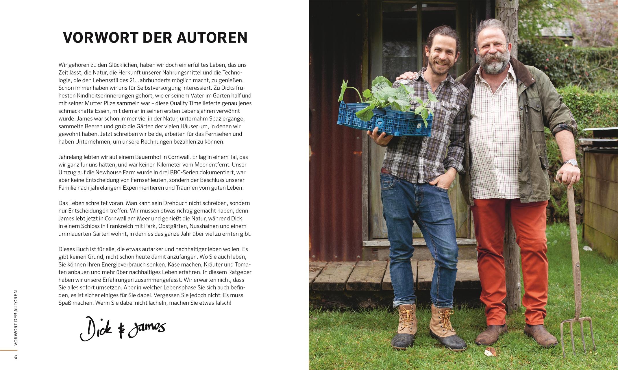 Beispielinhalt (Bild) Das große Buch der Selbstversorgung