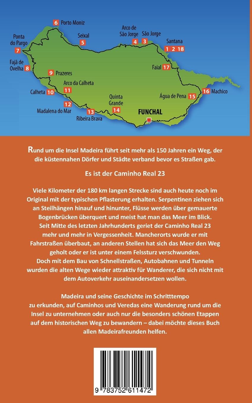 Rückseitencover Caminho Real 23 da Madeira