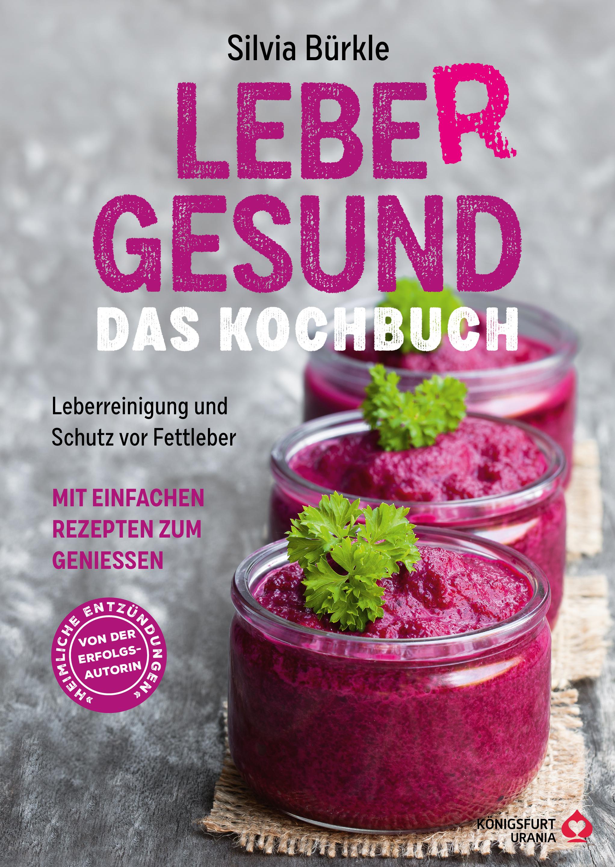 Vorderes Coverbild LebeR gesund - Das Kochbuch