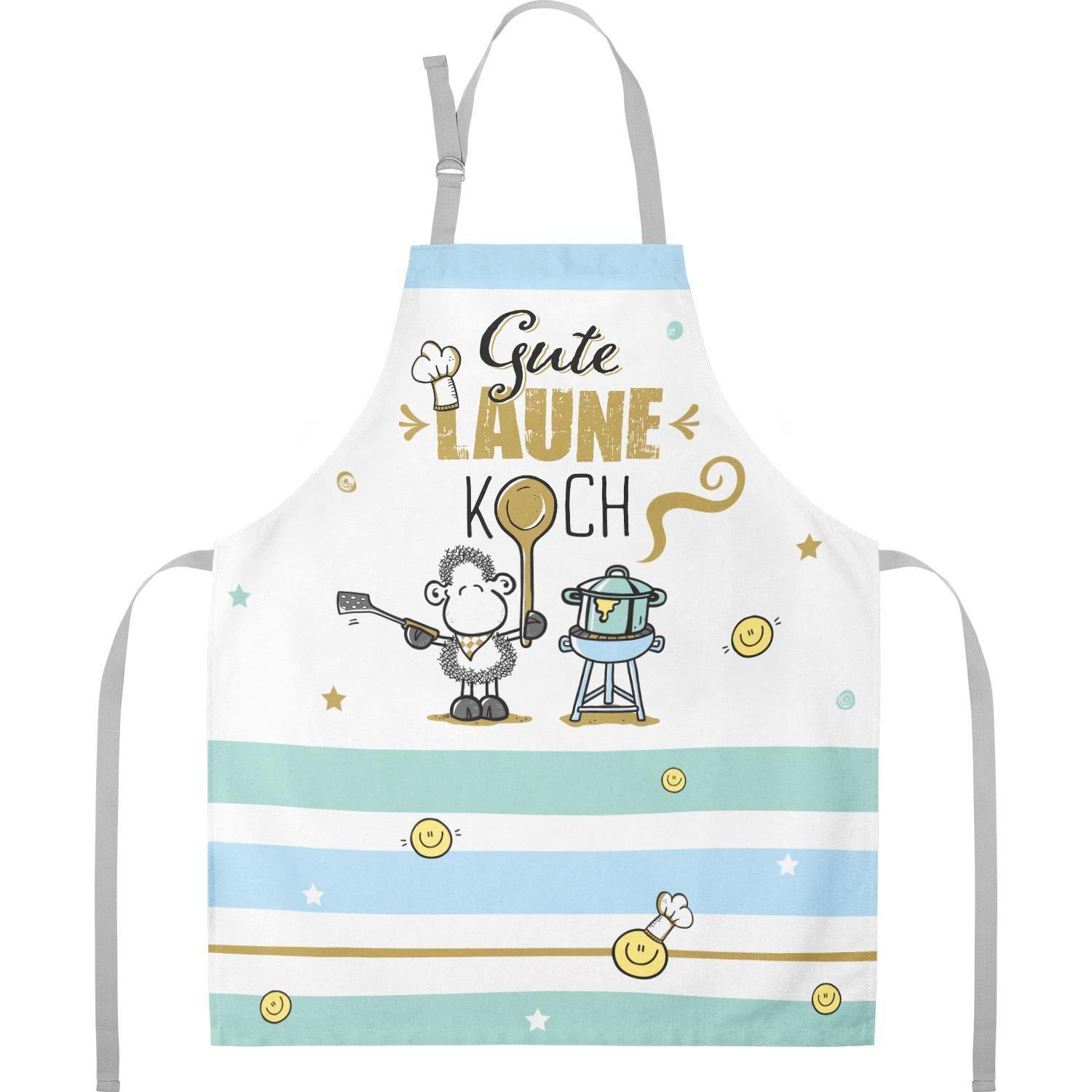 Vorderes Coverbild Sheepworld 47097 Schürze Gute Laune