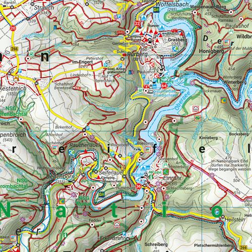 Beispielinhalt (Bild) Nationalpark Eifel, Wander-, Rad- und Freizeitkarte 1:50.000, freytag & berndt, WKD 5371
