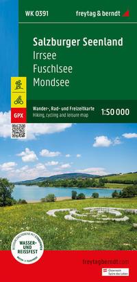 Vorderes Coverbild Salzburger Seenland, Wander-, Rad- und Freizeitkarte 1:50.000, freytag & berndt, WK 0391