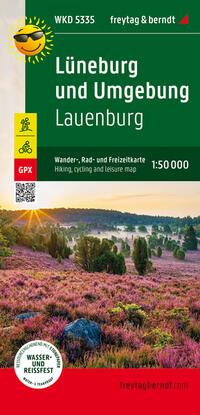Vorderes Coverbild Lüneburg und Umgebung, Wander-, Rad- und Freizeitkarte 1:50.000, freytag & berndt, WKD 5335