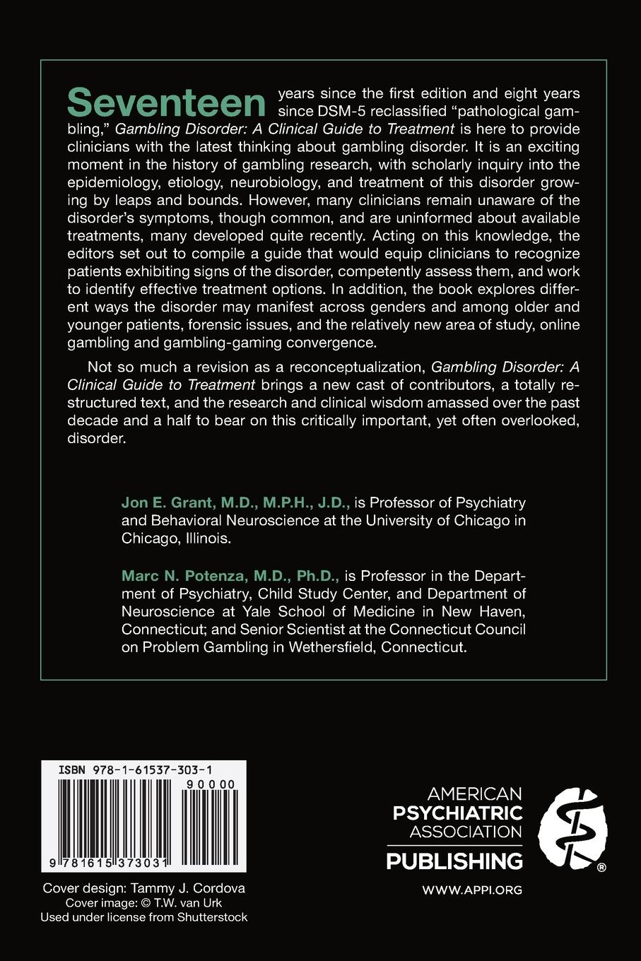 Rückseitencover Gambling Disorder