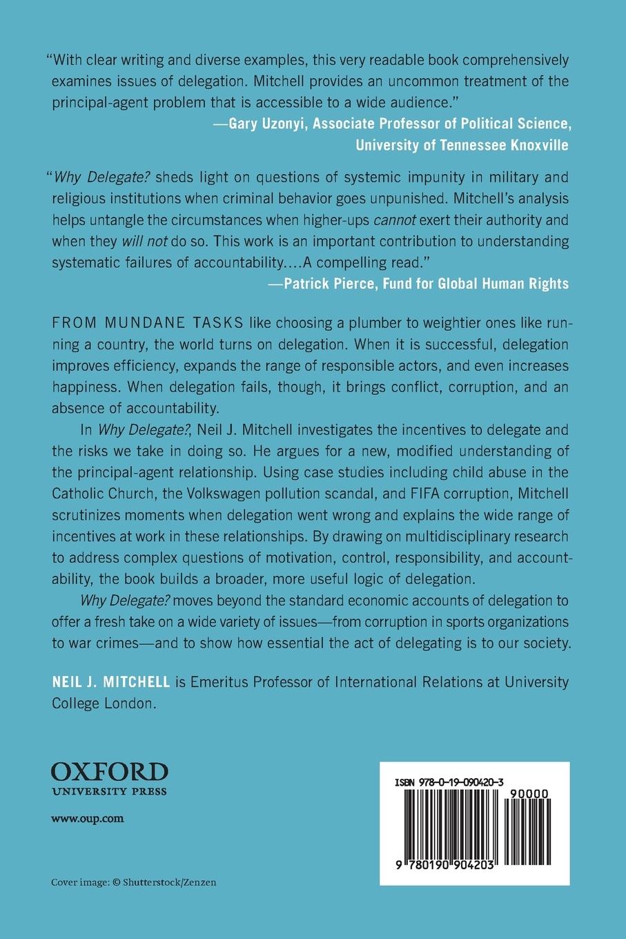 Rückseitencover WHY DELEGATE? P