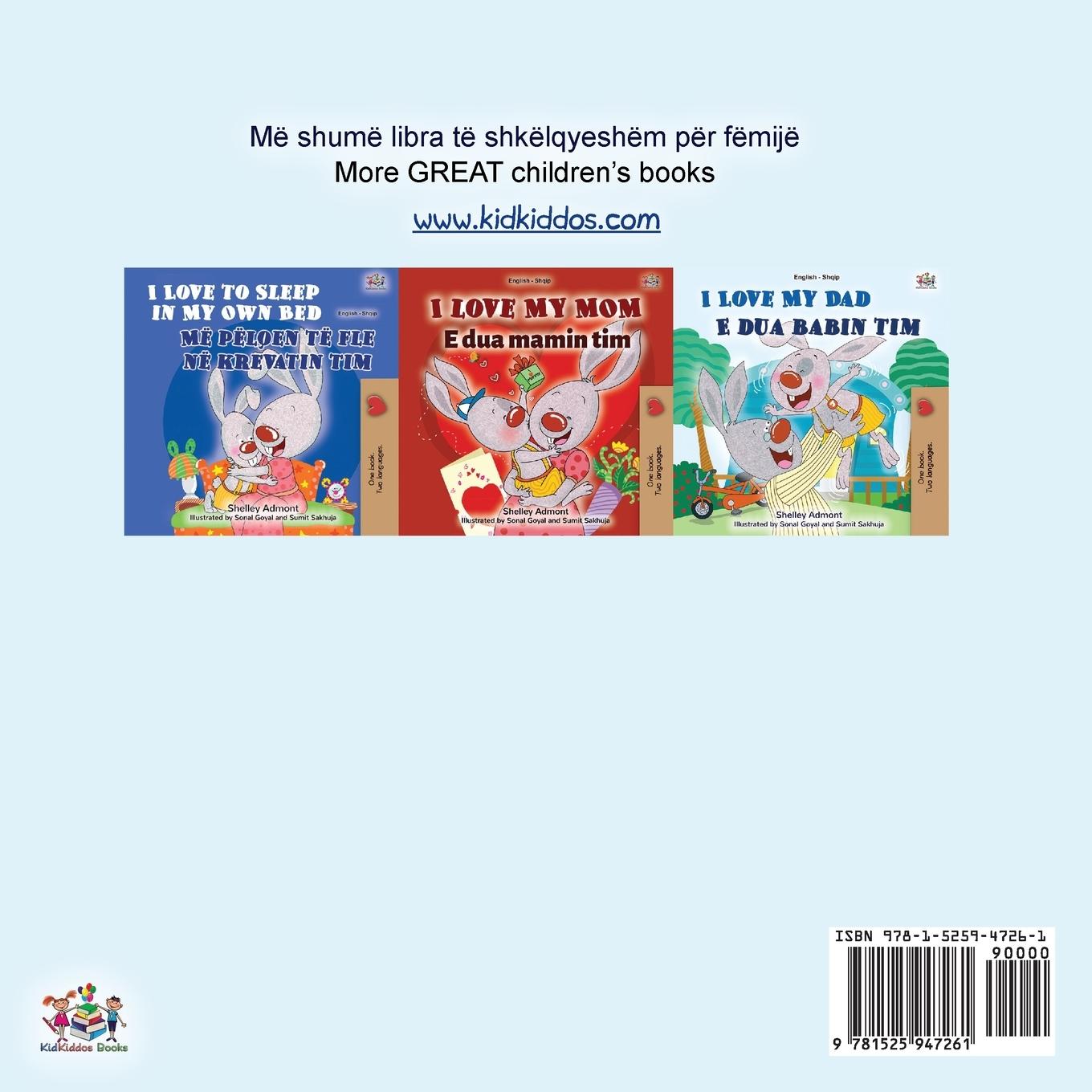 Rückseitencover I Love My Dad (Albanian English Bilingual Book for Kids)