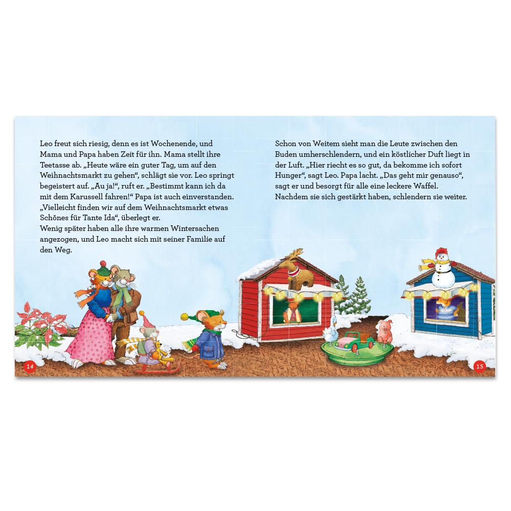 Beispielinhalt (Bild) Bald ist Weihnachten, Leo Lausemaus - Geschichten für den Advent