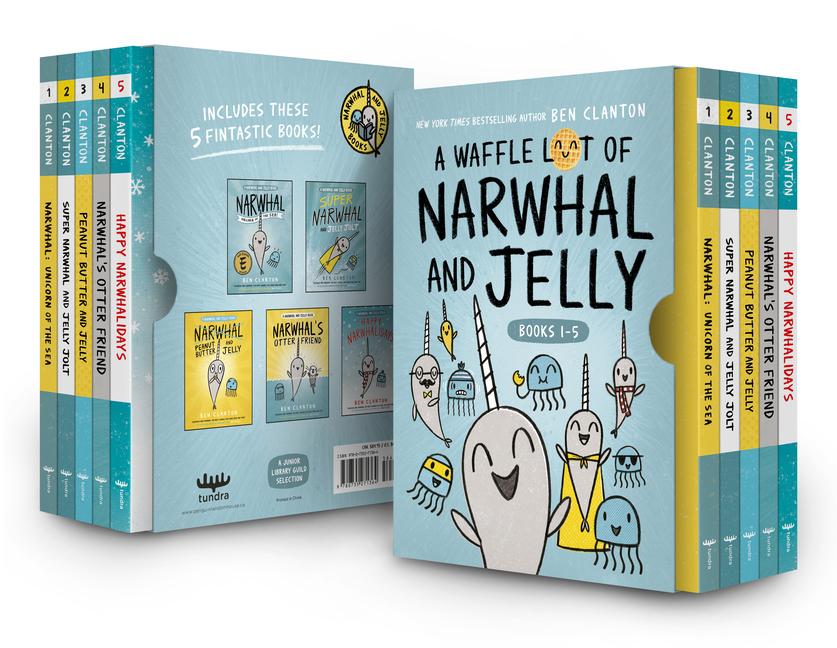 Vorderes Coverbild A Waffle Lot of Narwhal and Jelly (Hardcover Books 1-5)