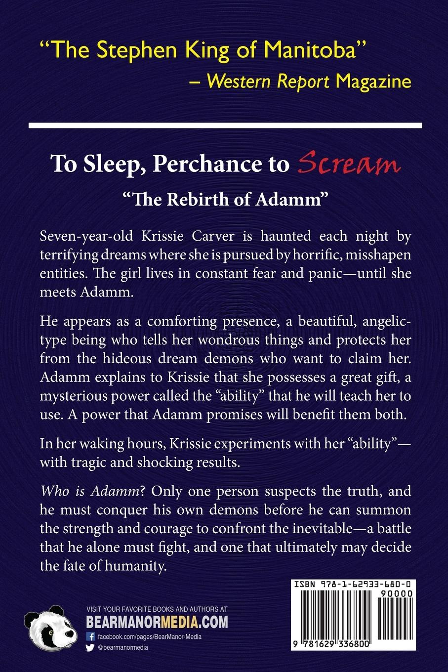 Rückseitencover To Sleep, Perchance to Scream