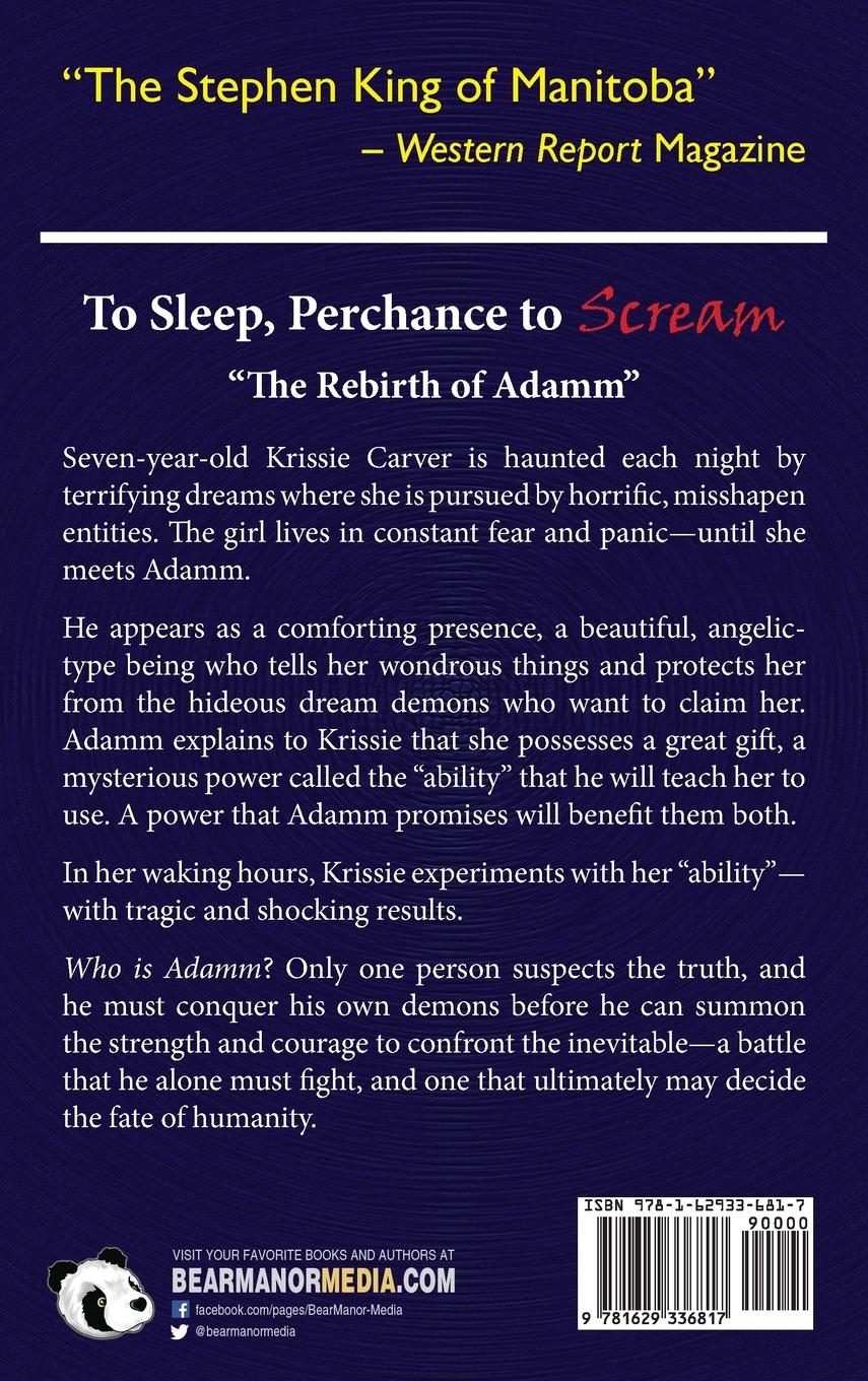 Rückseitencover To Sleep, Perchance to Scream (hardback)