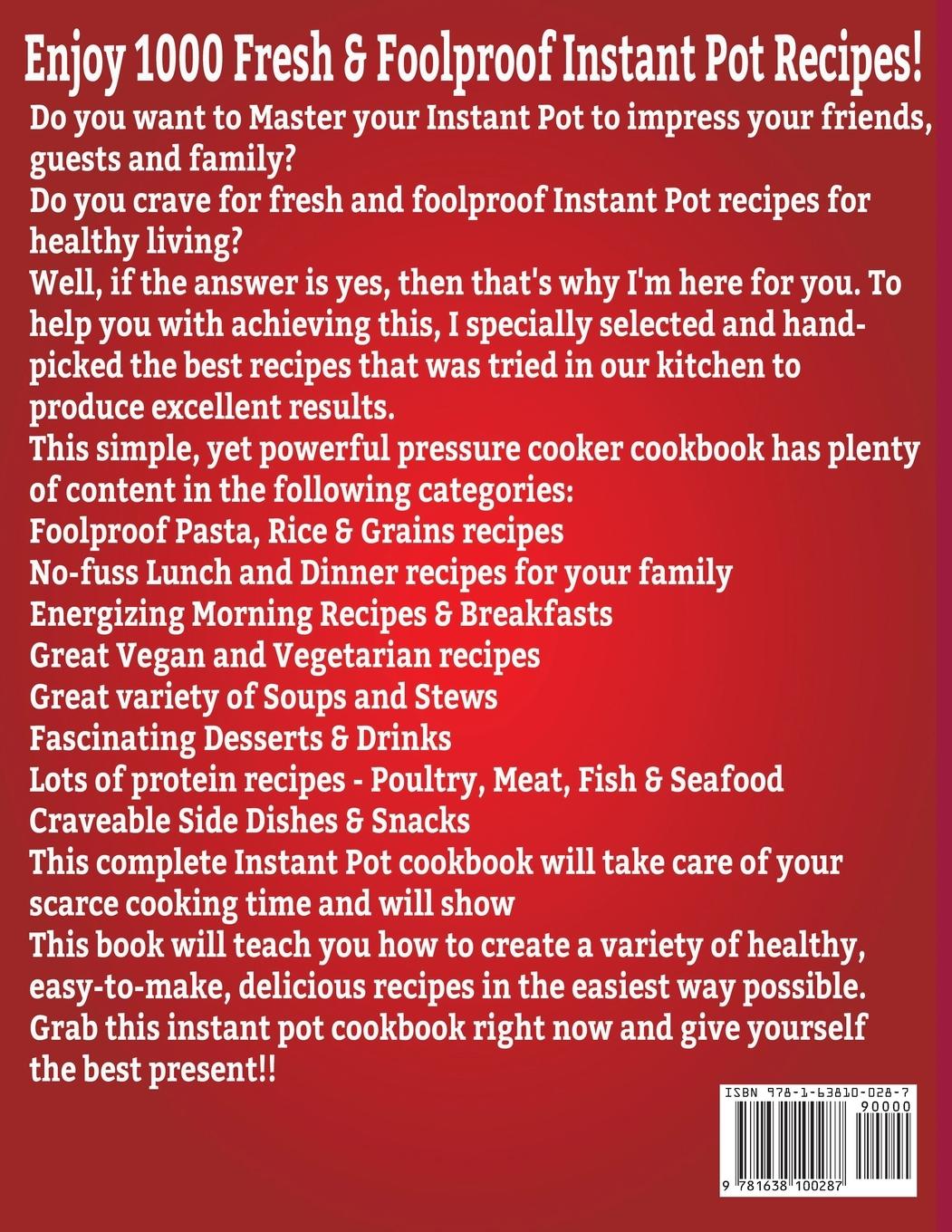 Rückseitencover The Essential Instant Pot Cookbook