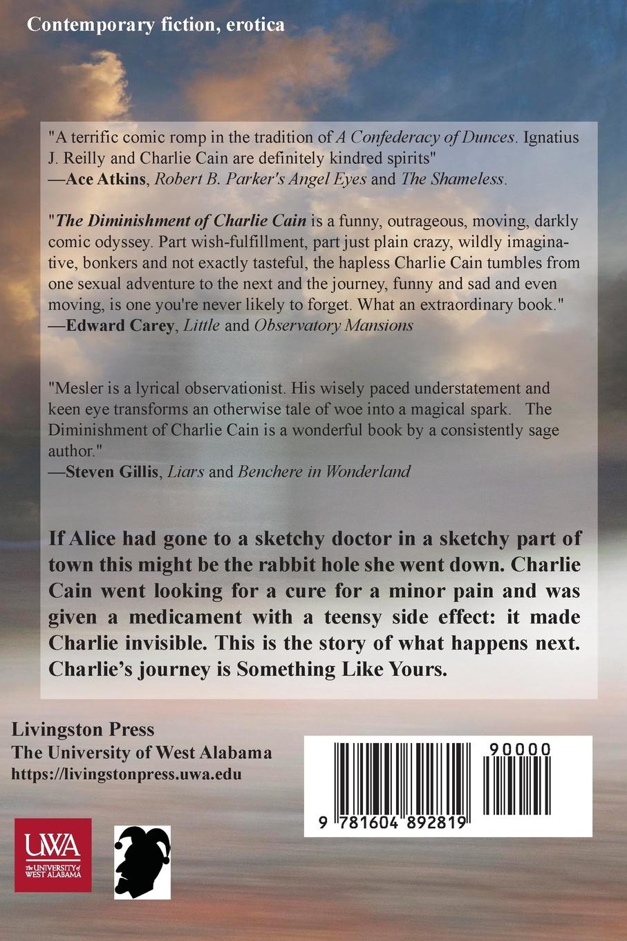 Rückseitencover The Diminishment of Charlie Cain