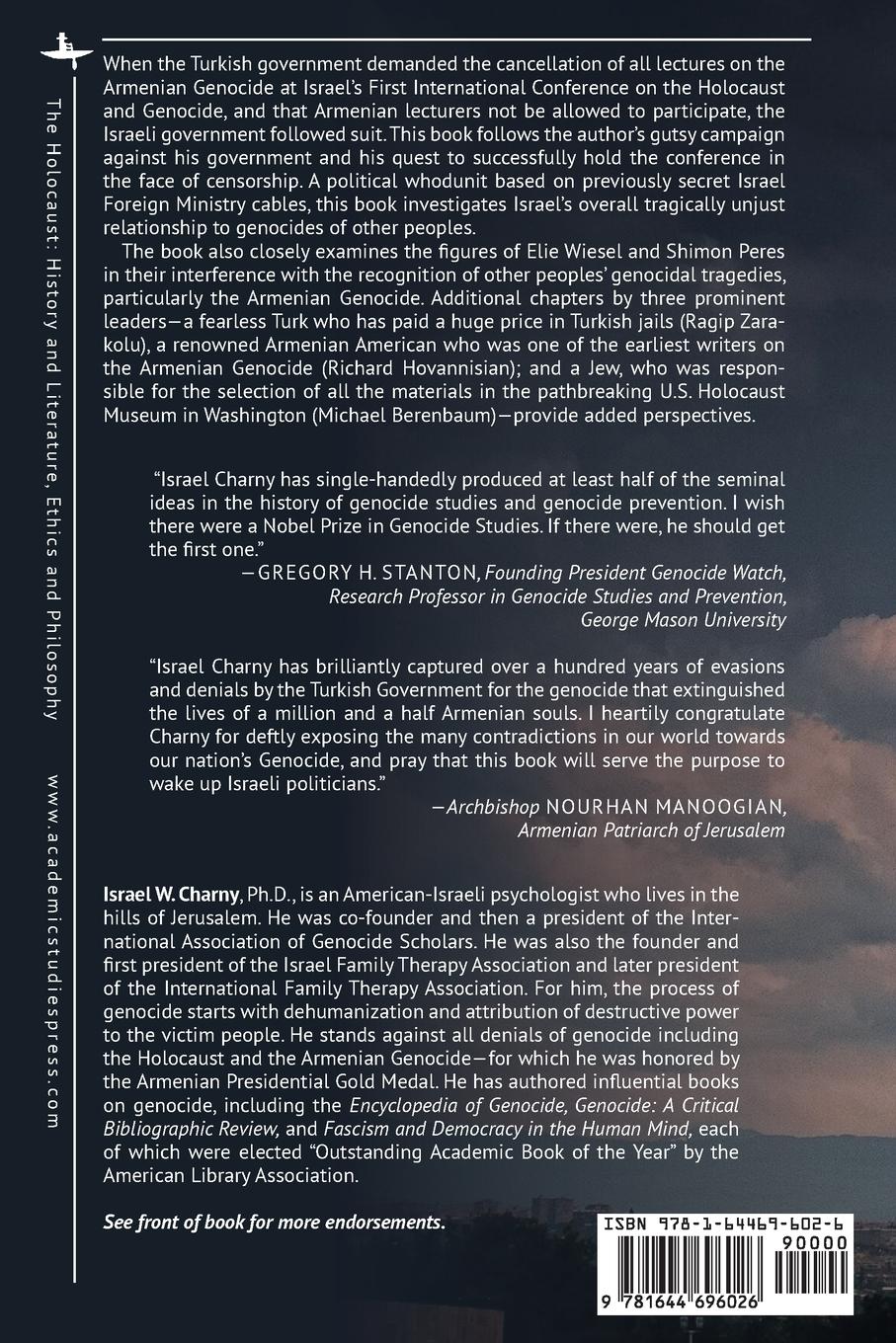 Rückseitencover Israel's Failed Response to the Armenian Genocide