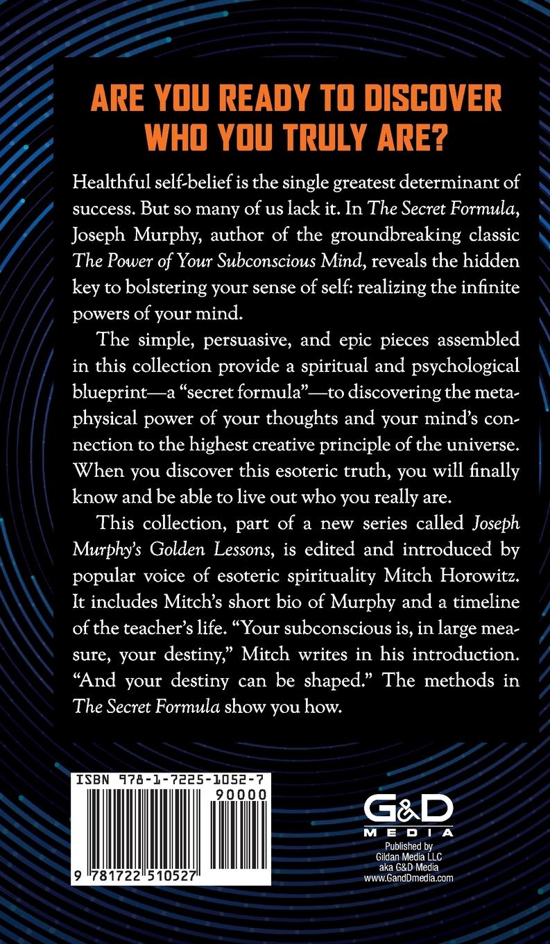 Rückseitencover The Secret Formula