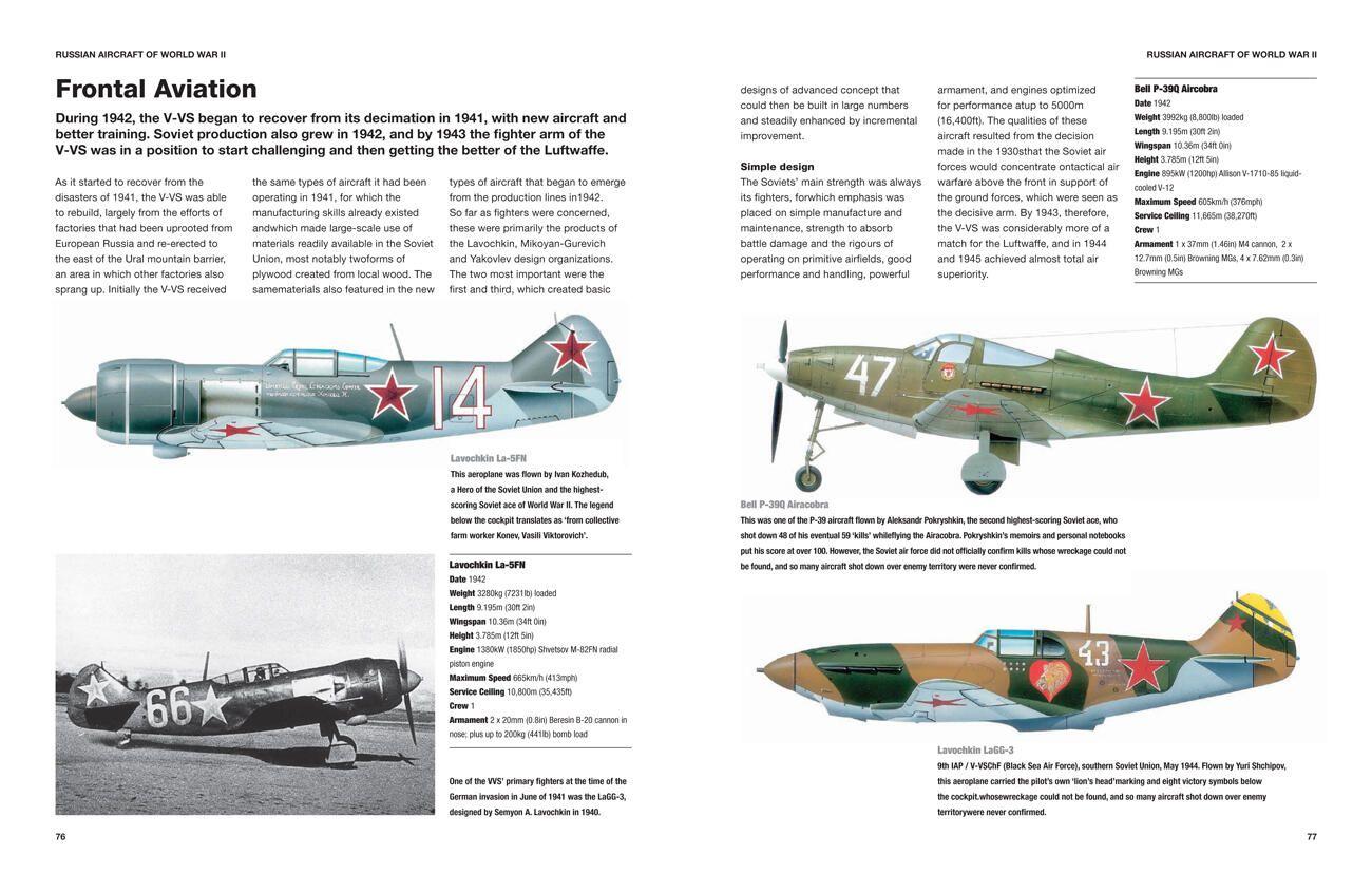 Beispielinhalt (Bild) Russian Aircraft of World War II