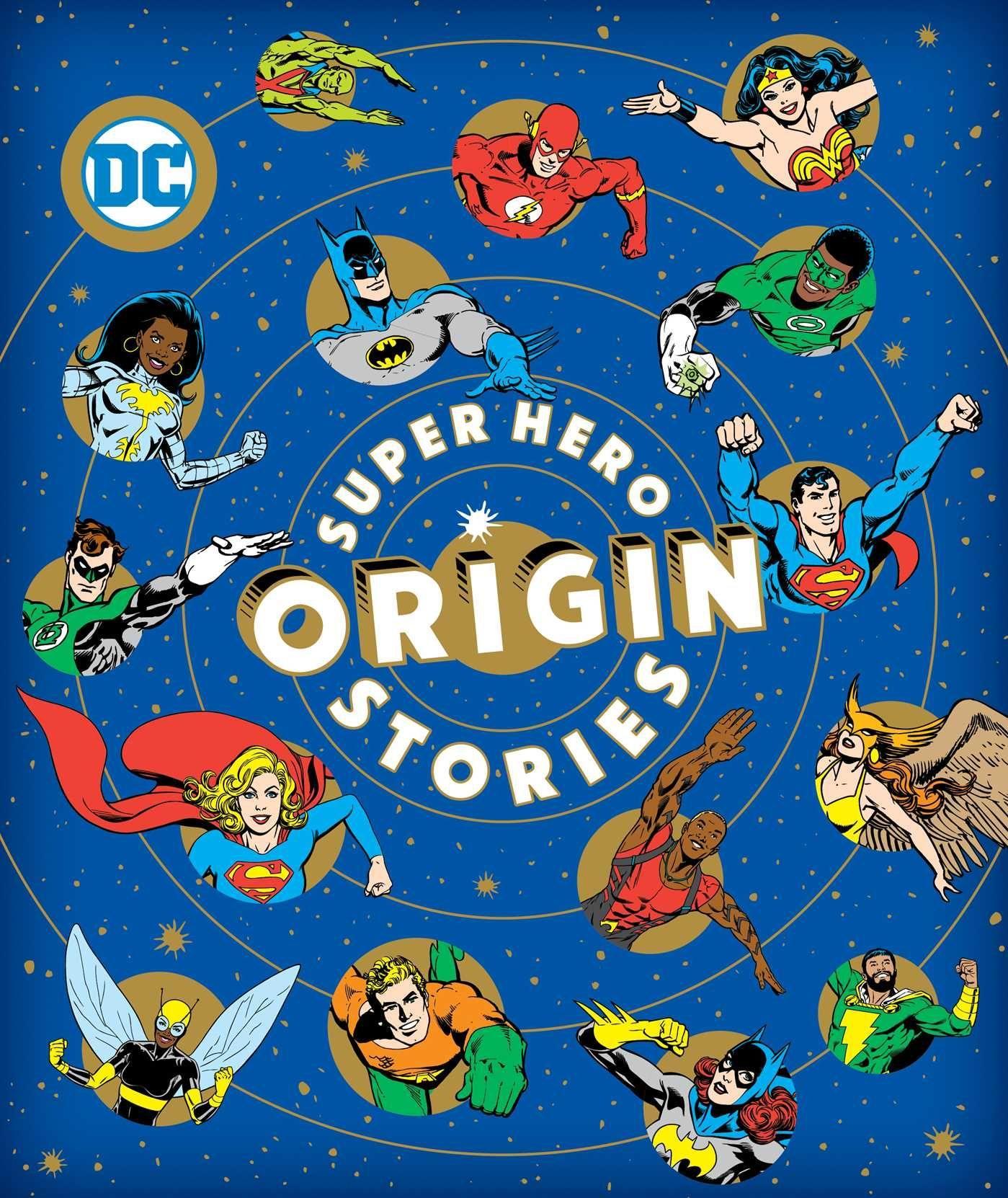 Vorderes Coverbild Super Hero Origin Stories