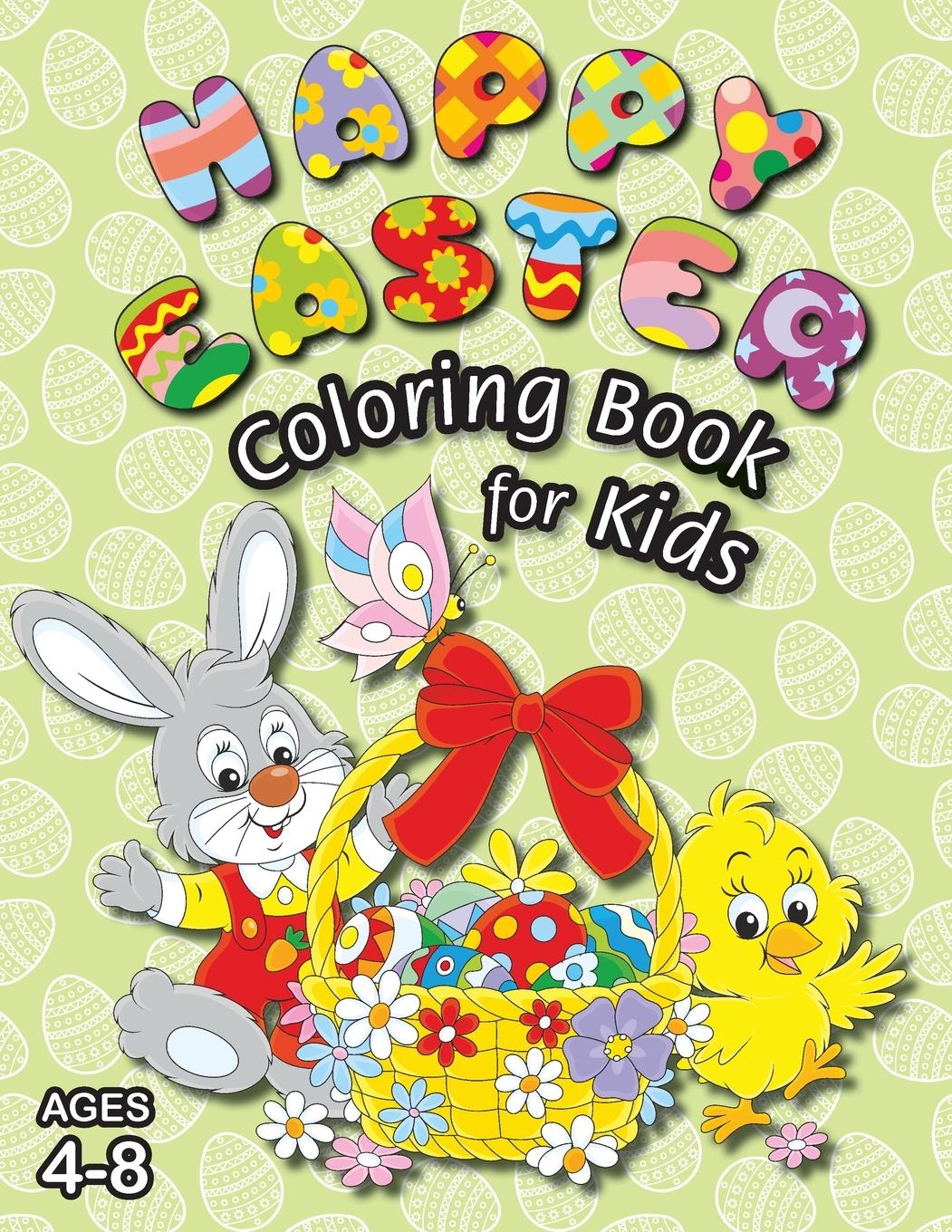 Vorderes Coverbild Happy Easter Coloring Book for Kids
