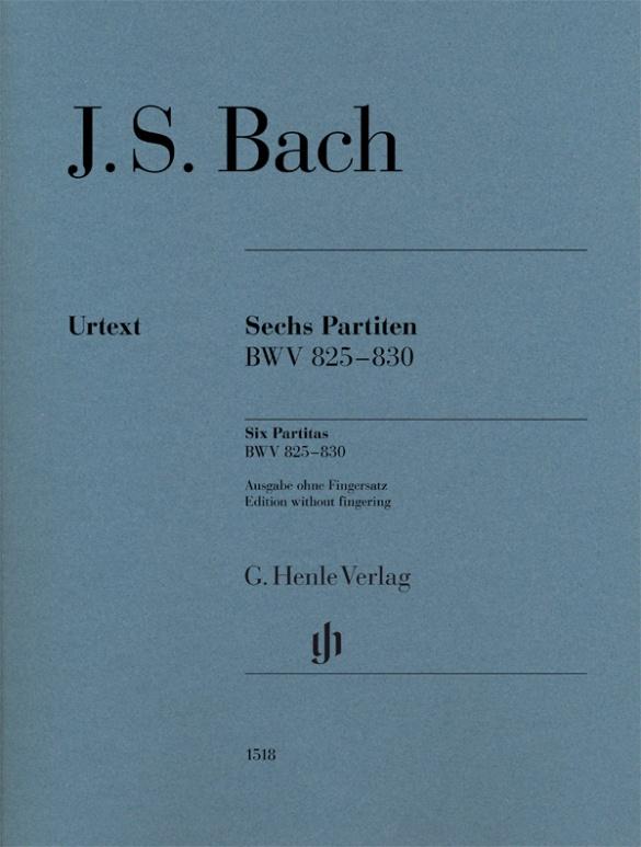 Vorderes Coverbild Bach, Johann Sebastian - Sechs Partiten BWV 825-830