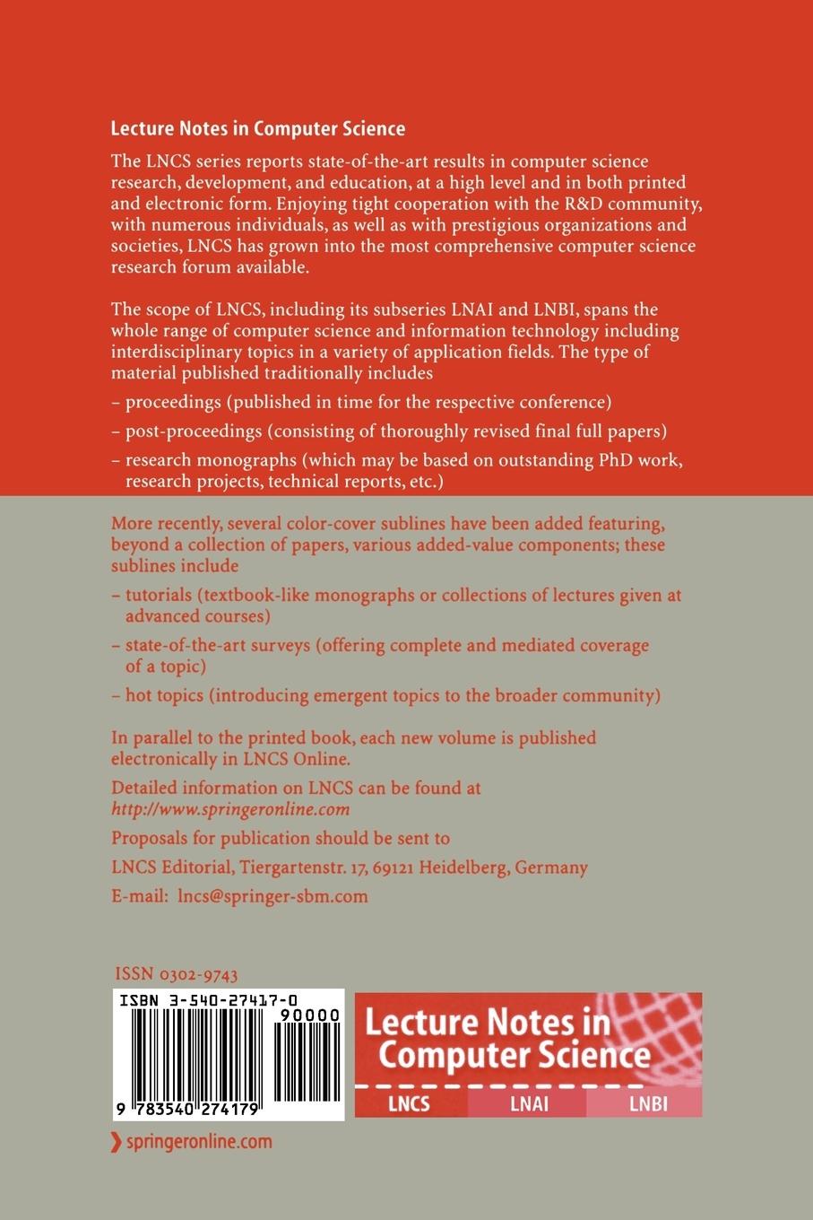 Rückseitencover Autonomic Communication
