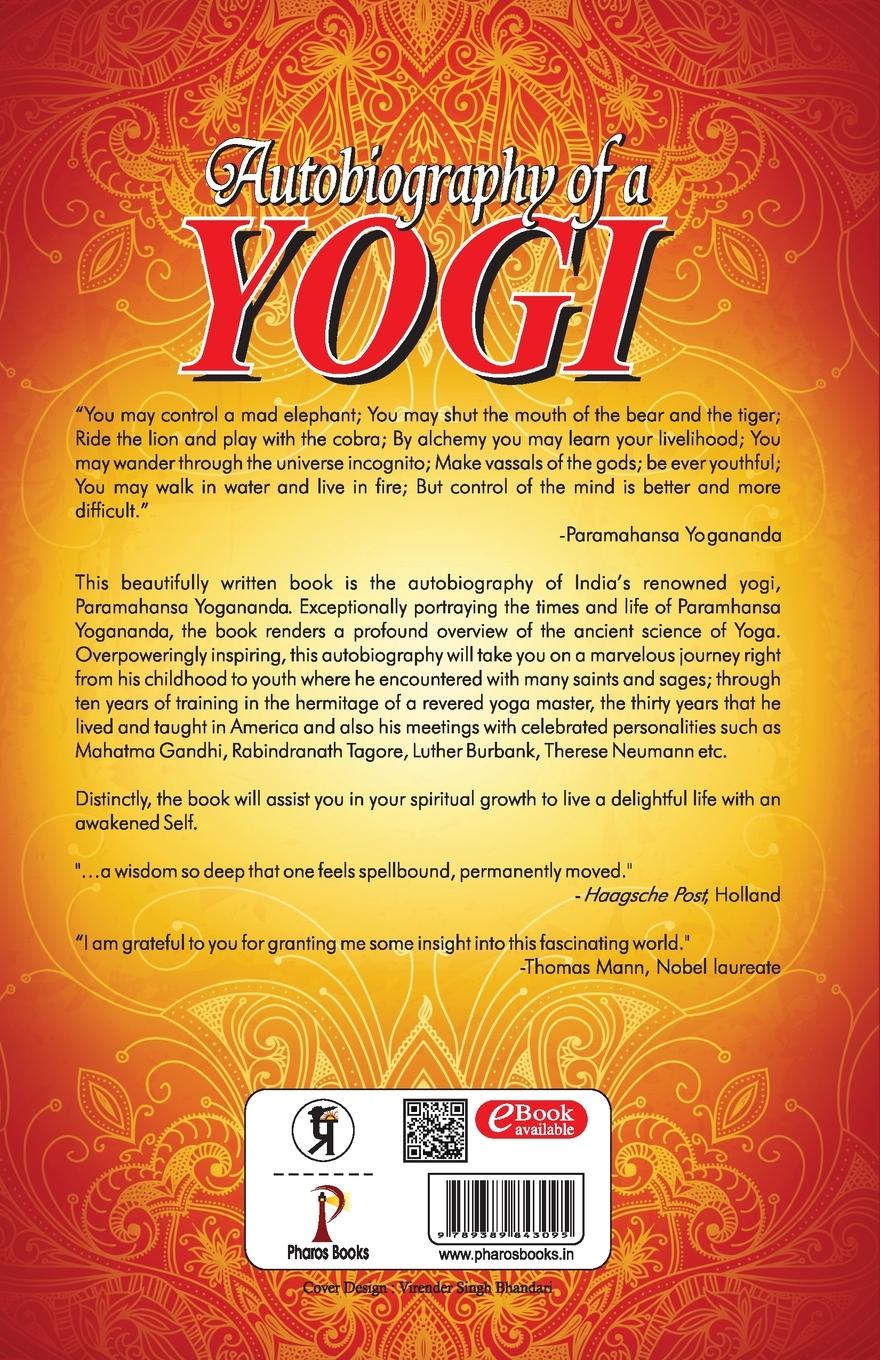 Rückseitencover Autobiography of a Yogi