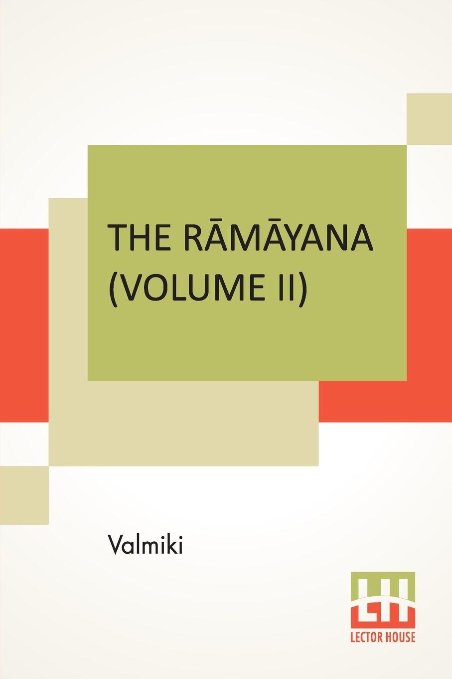 Vorderes Coverbild The R¿m¿yana (Volume II)