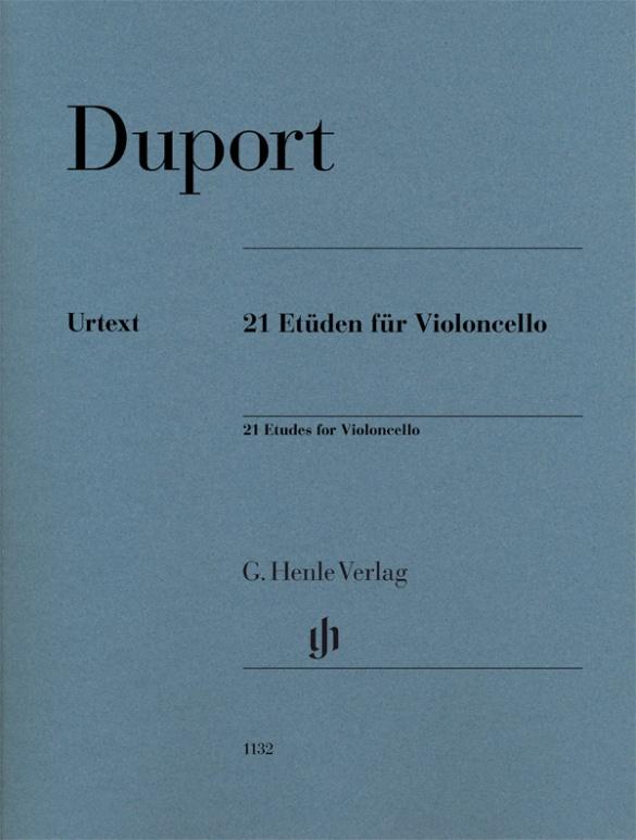 Vorderes Coverbild Duport, Jean-Louis - 21 Etüden für Violoncello