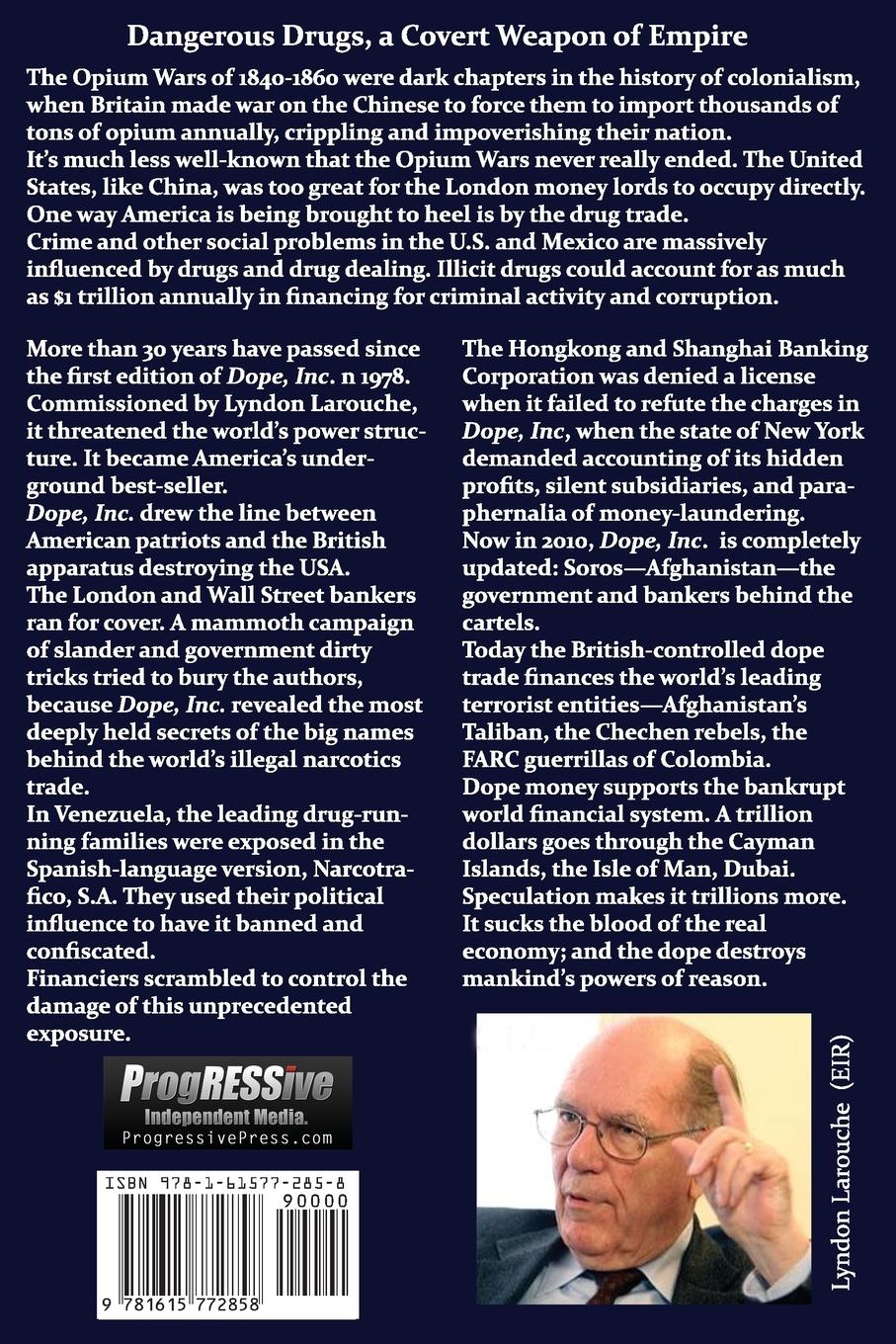 Rückseitencover DOPE, INC. Britain's Opium War Against the World
