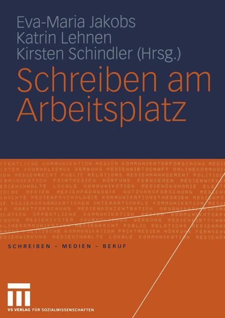 Vorderes Coverbild Schreiben am Arbeitsplatz