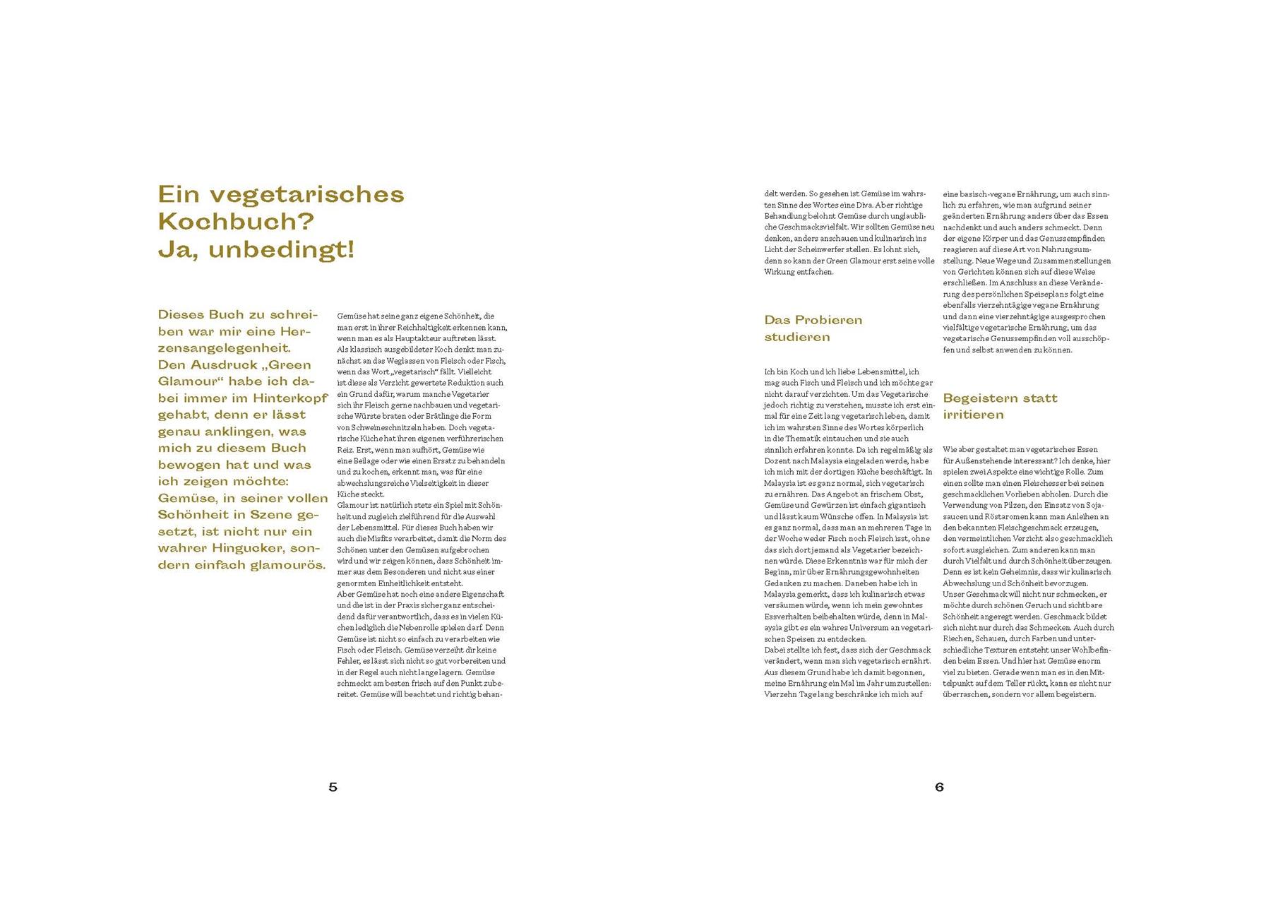 Beispielinhalt (Bild) Vegetarisch - Green Glamour