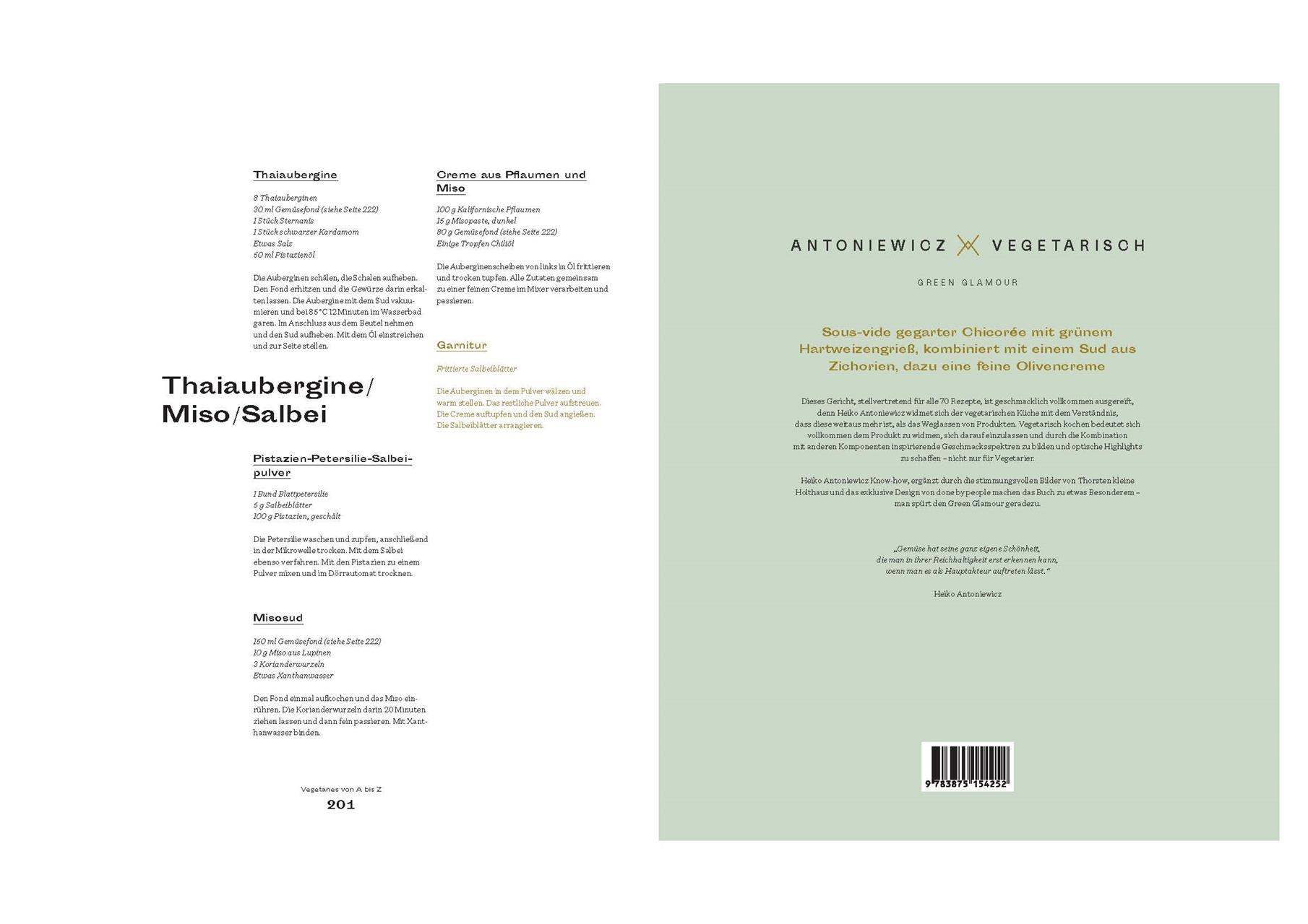 Beispielinhalt (Bild) Vegetarisch - Green Glamour