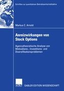 Vorderes Coverbild Anreizwirkungen von Stock Options