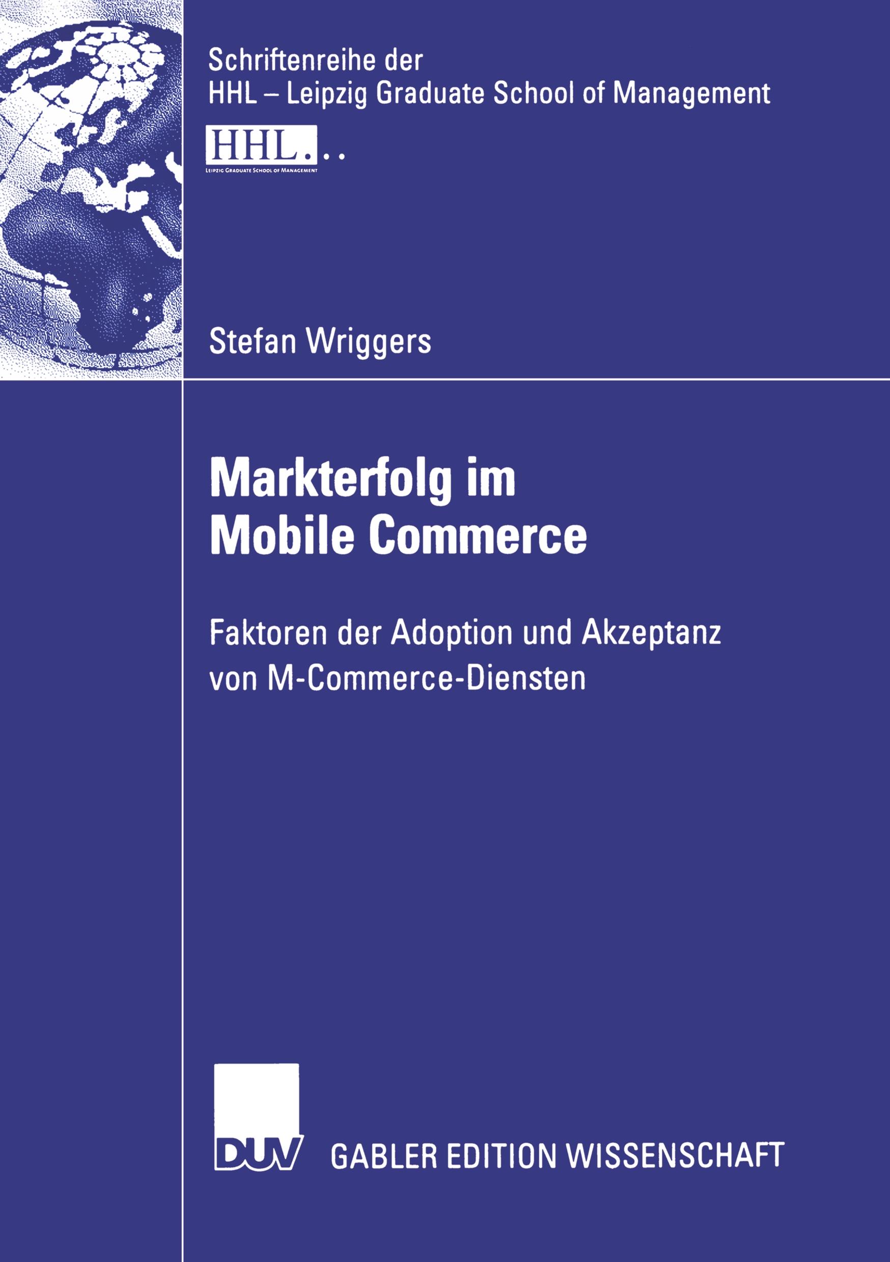 Vorderes Coverbild Markterfolg im Mobile Commerce