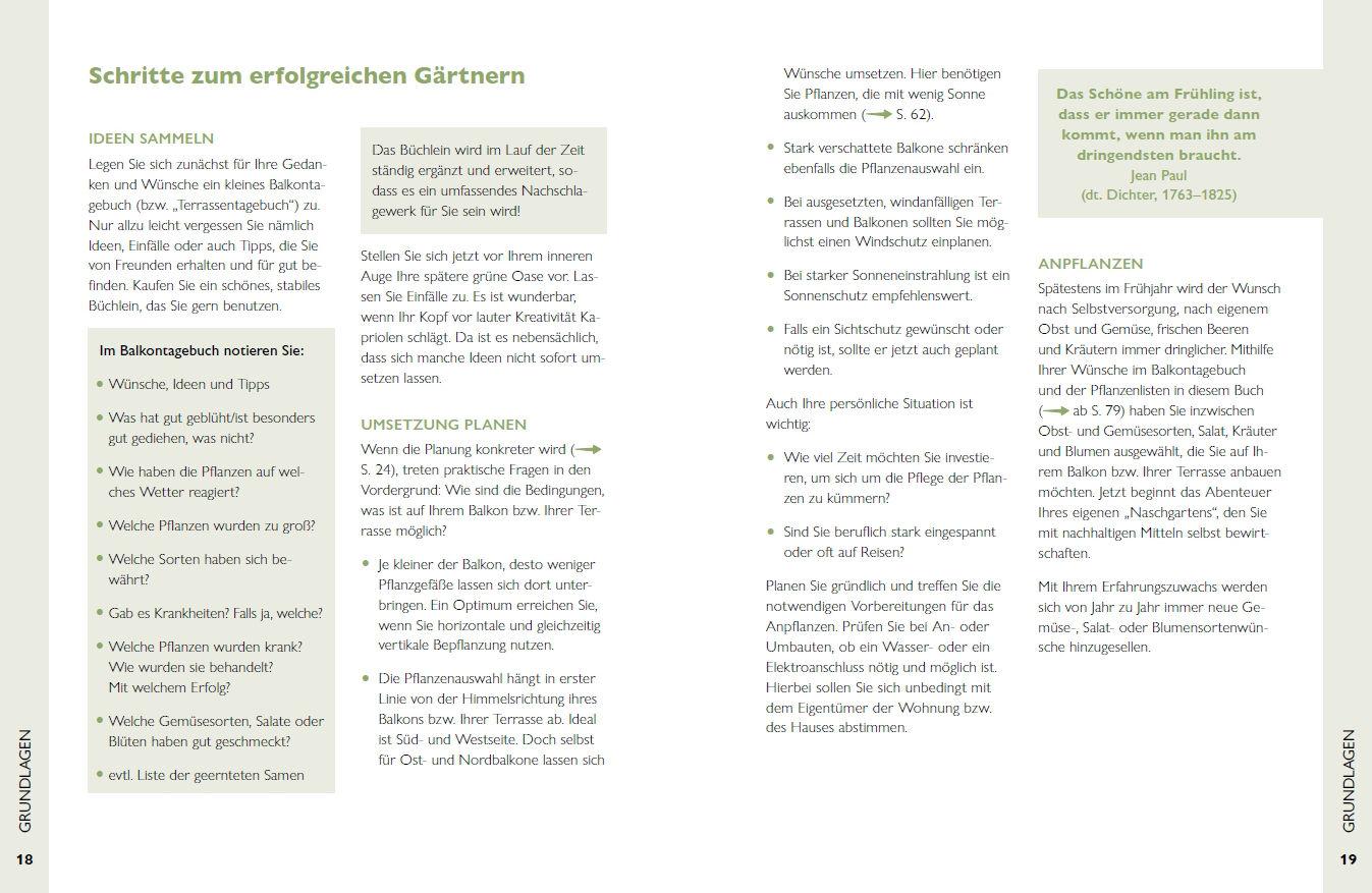 Beispielinhalt (Bild) Permakultur auf dem Balkon