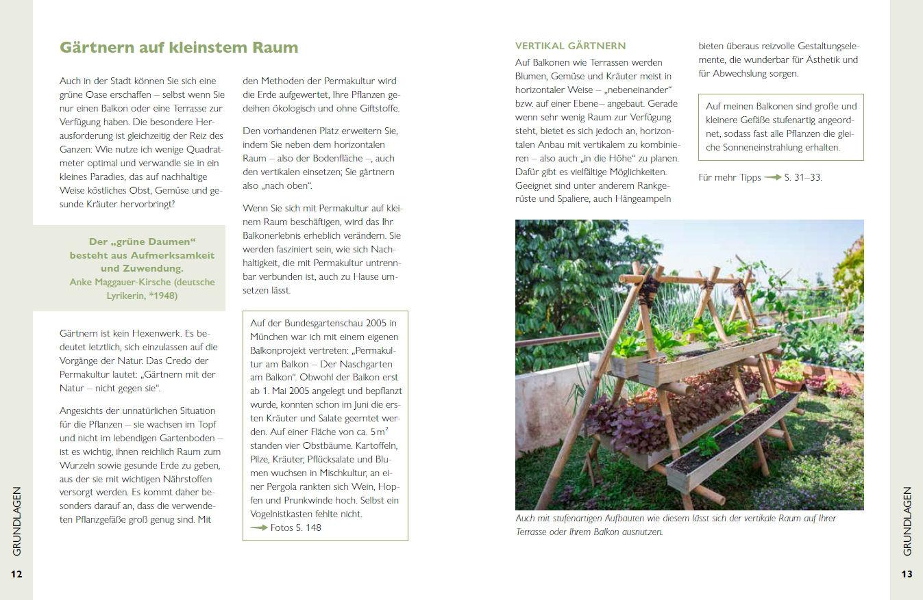 Beispielinhalt (Bild) Permakultur auf dem Balkon