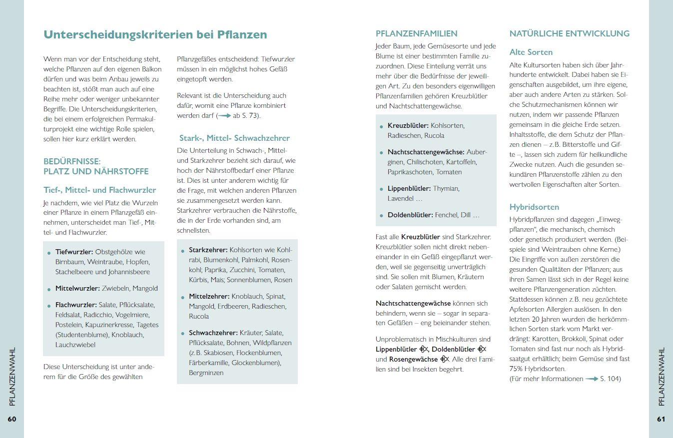 Beispielinhalt (Bild) Permakultur auf dem Balkon