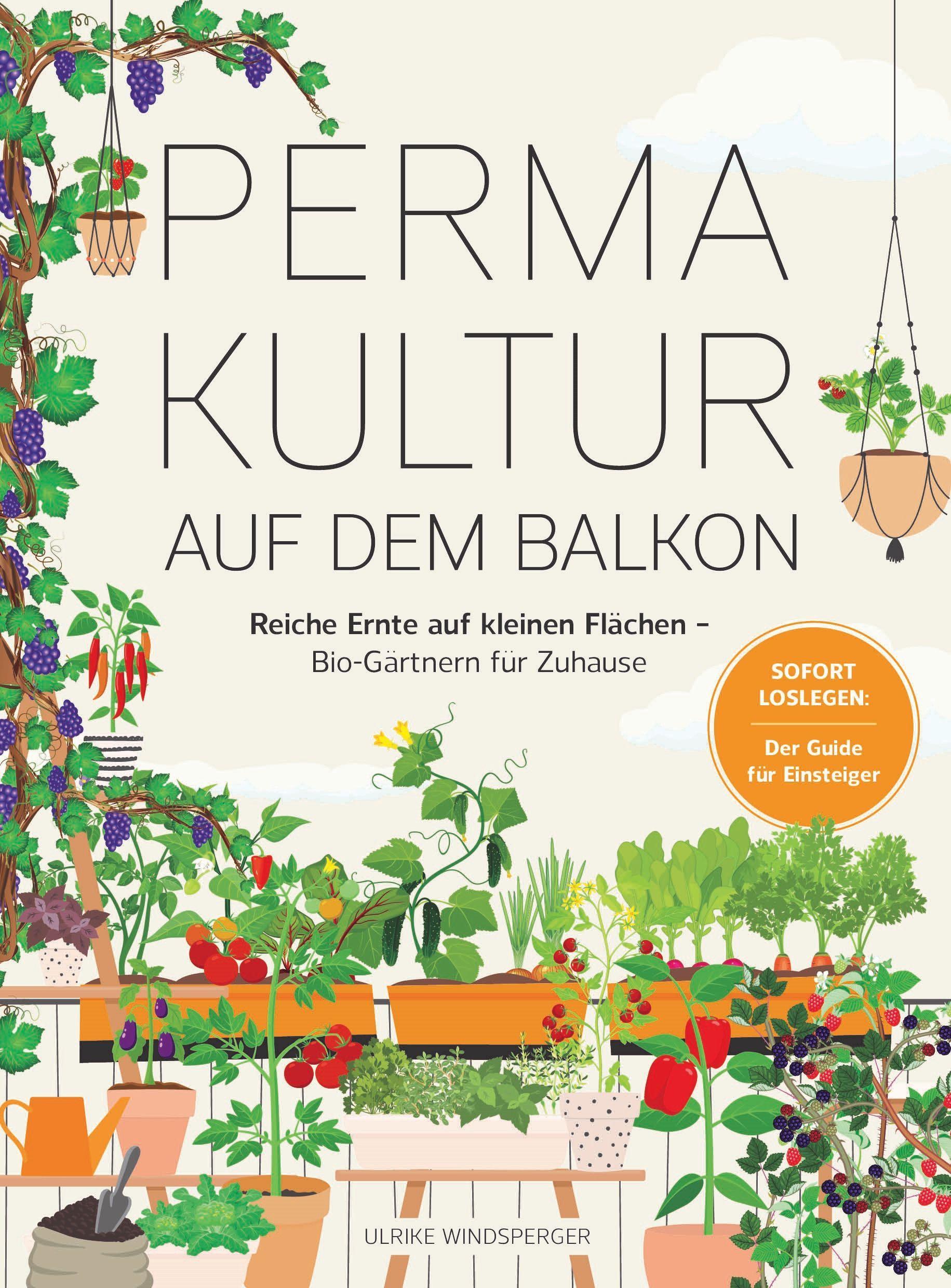 Vorderes Coverbild Permakultur auf dem Balkon