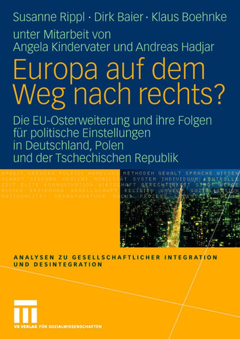 Vorderes Coverbild Europa auf dem Weg nach rechts?