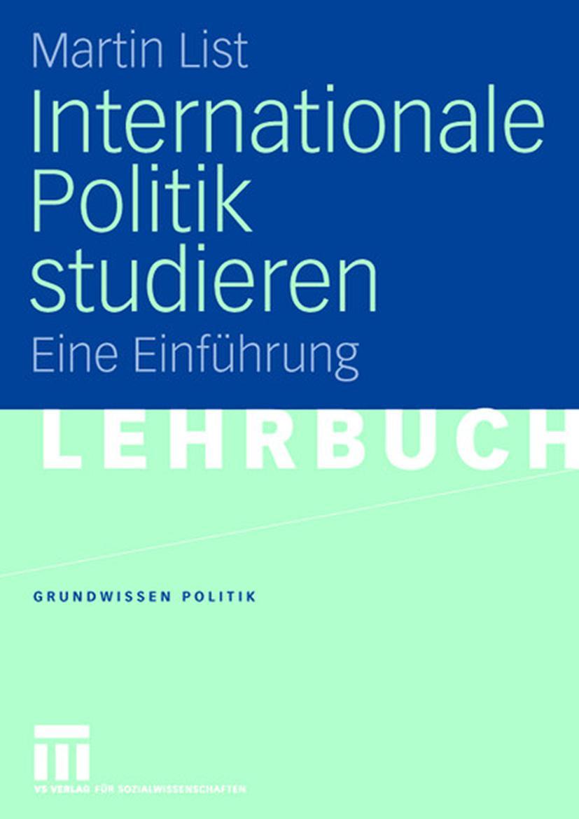 Vorderes Coverbild Internationale Politik studieren