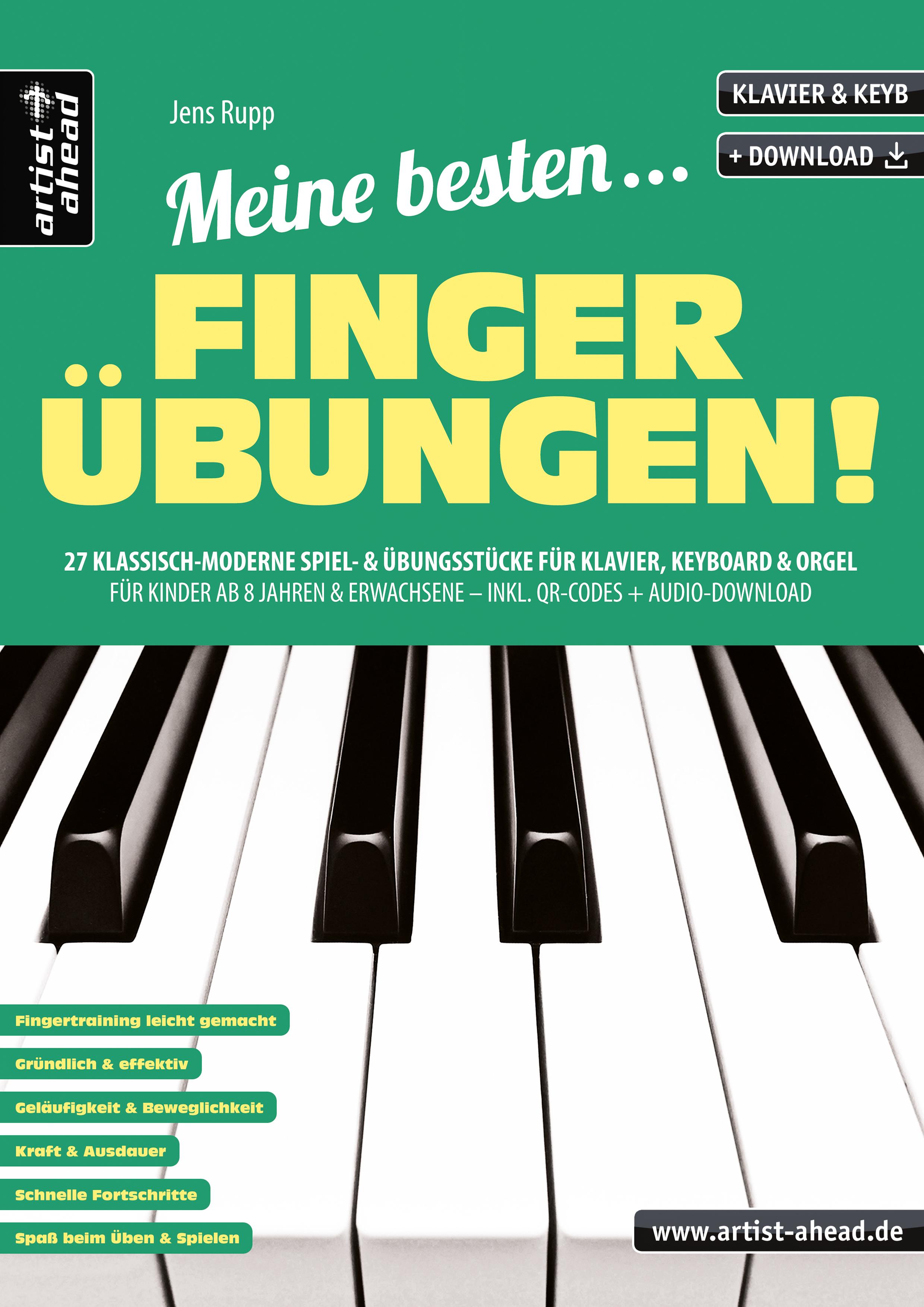 Vorderes Coverbild Meine besten Fingerübungen!
