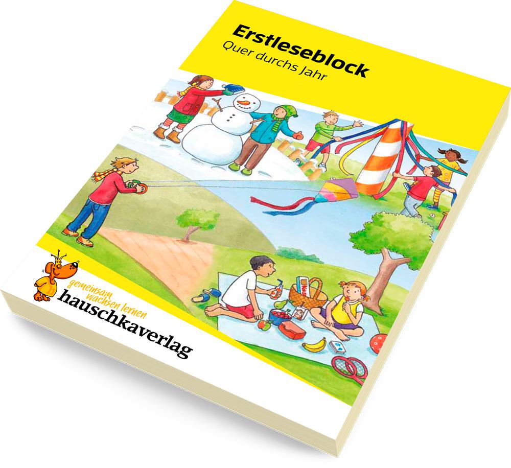 Beispielinhalt (Bild) Lesen lernen 1. Klasse für Jungen und Mädchen - Quer durchs Jahr