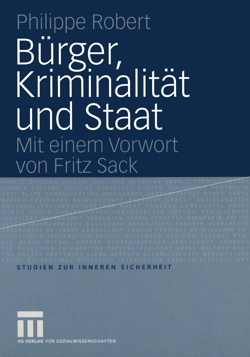 Vorderes Coverbild Bürger, Kriminalität und Staat