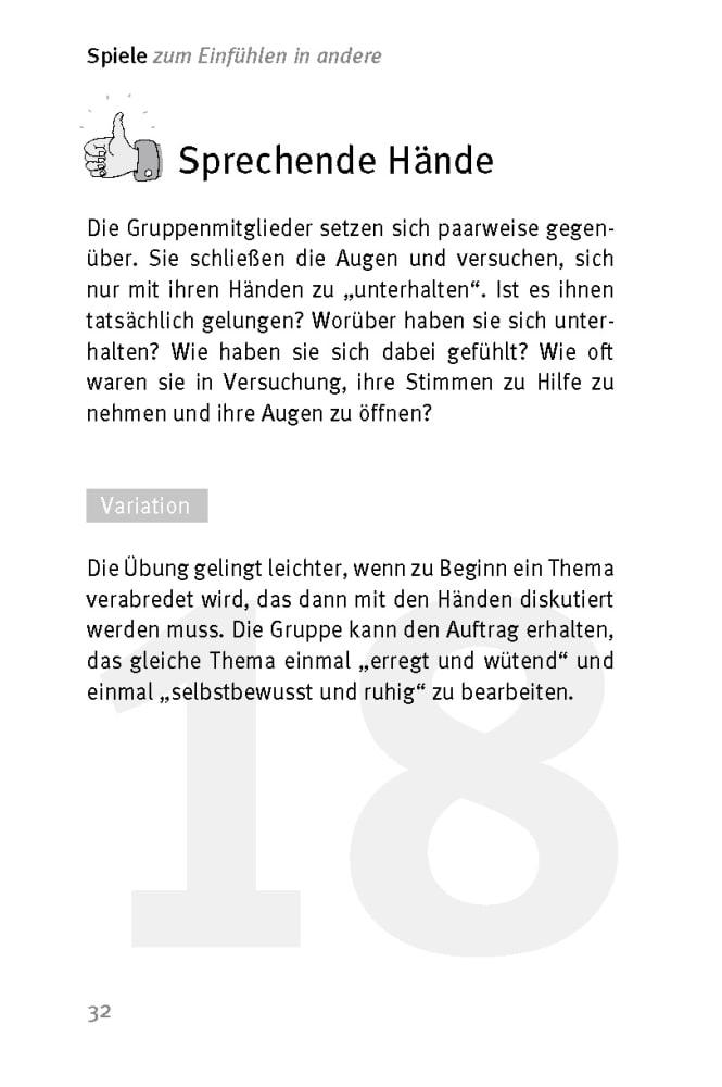 Beispielinhalt (Bild) Die 50 besten Spiele fürs Selbstbewusstsein