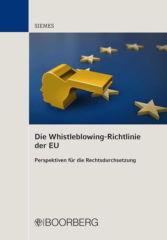 Vorderes Coverbild Die Whistleblowing-Richtlinie der EU